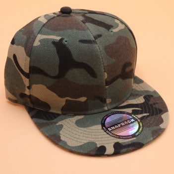 Original Snapback Camo Flat Bill Cap