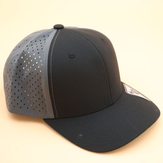 Kamel 815 Gray/Black Ventilated Ball Cap