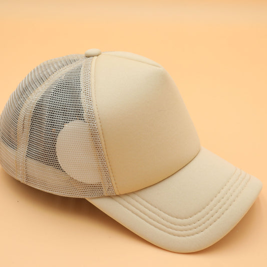Tan/Tan Mesh Trucker Hat