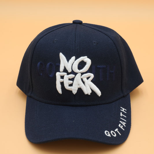 Go Forth No Fear Embroidered Ball Cap
