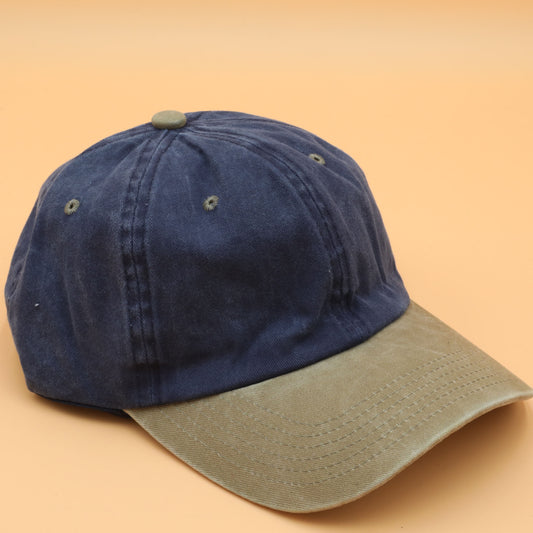 Olive/Blue Faded "Dad" Ball Cap