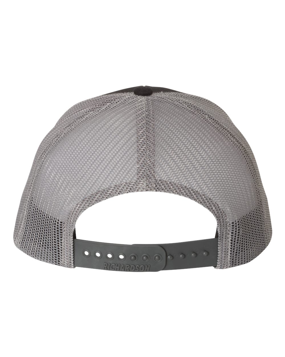 Black/Charcoal Richardson 112 Snapback Trucker Hat
