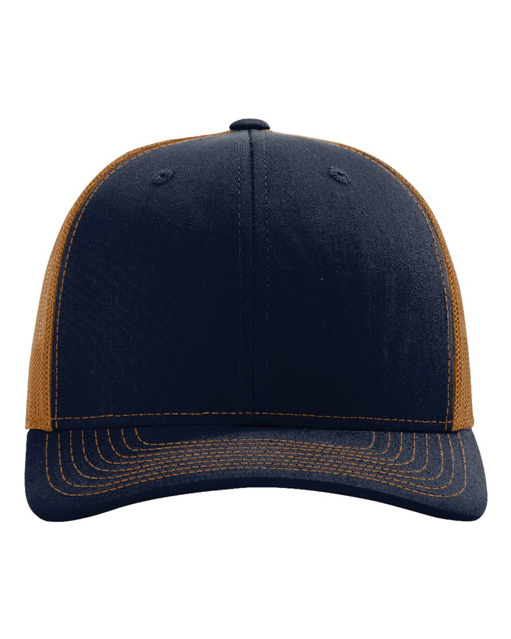 Navy/Carmel Richardson 112 Snapback Trucker Hat - "DAD"