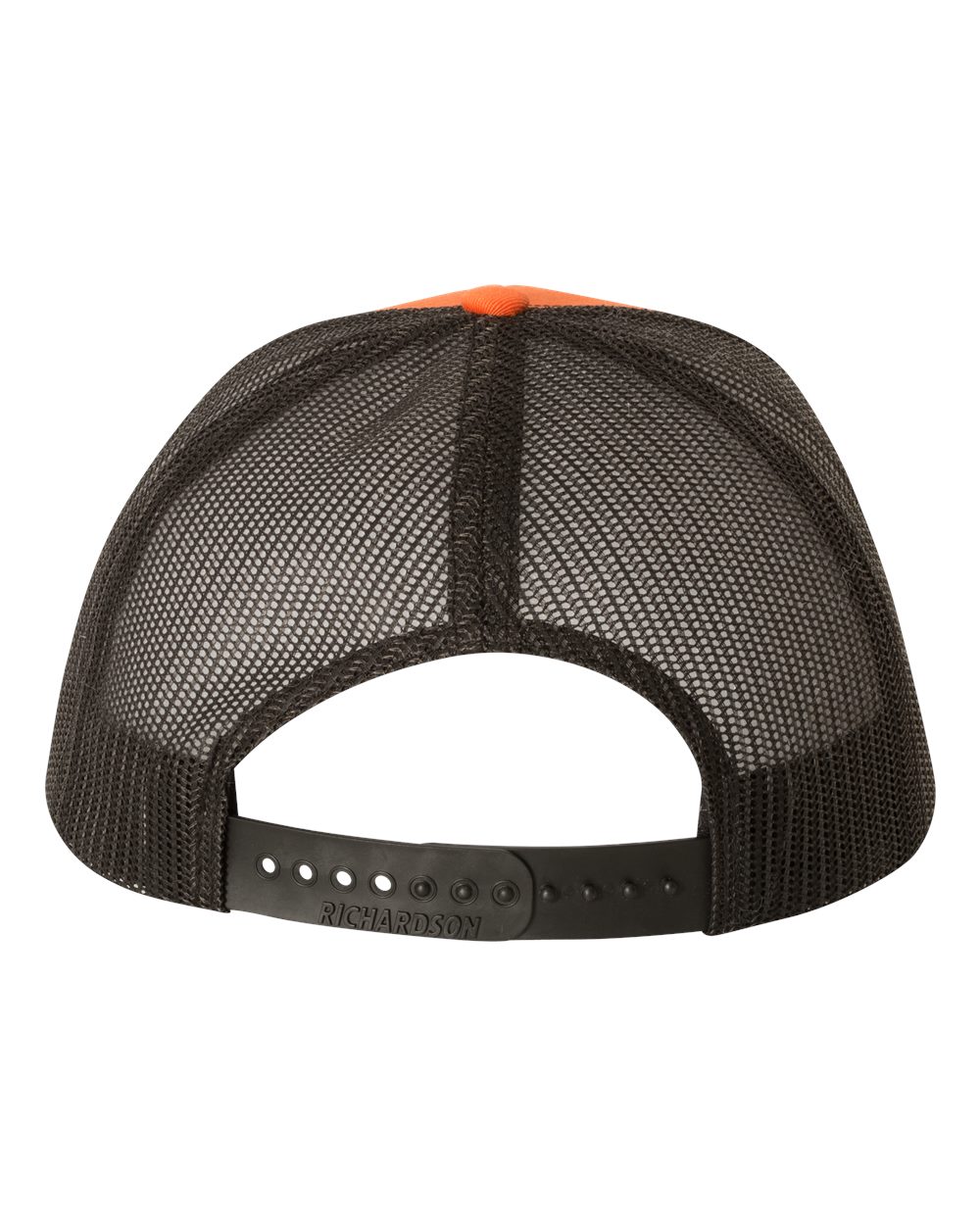 Orange/Black Richardson 112 Snapback Trucker Hat